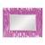 Our Zenith Mirror features a rectangular frame that is characterized by a deep textured wave design. The waves give an...