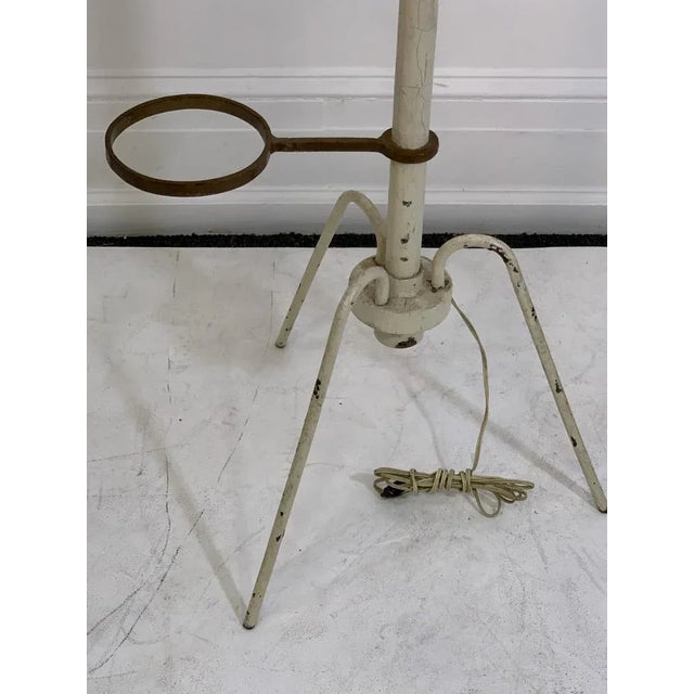 French Modernist Snake Floor Lamp in the Manner of Jean Royere For Sale - Image 4 of 12
