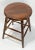 Mid 20th Century Vintage Turned Wood Stool For Sale - Image 5 of 11