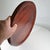 Brown 1960s Modern Set of 6 Round Serving Plates Bent Plywood For Sale - Image 8 of 10