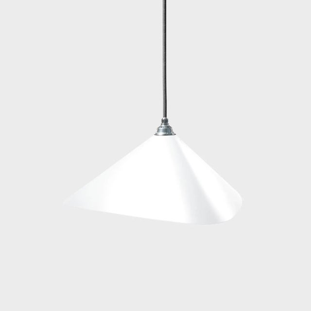 Mid-Century Modern Daniel Becker 'Emily Vertikal 10' Chandelier in Matte White/Oak for Moss Objects For Sale - Image 3 of 12