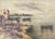 Alberto Corsini, On the Beach near Naples, Oil Painting on Canvas For Sale - Image 13 of 13