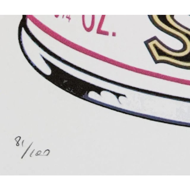 1986 Carnegie Museum of Art Andy Warhol "Campbell's Soup Ii" Lithograph Portrait signed numbered print, stamp...