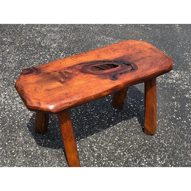 Mid-Century Modern Live Edge Bench or Table For Sale - Image 12 of 12