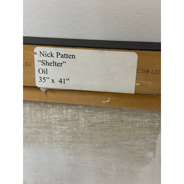 Nick Patten Shelter Oil on Canvas, Framed For Sale In San Francisco - Image 6 of 12