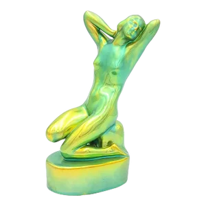 Zsolnay Art Deco Nude, Hungary Circa 1920