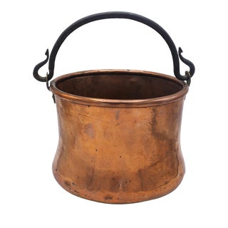Antique French Copper Planter For Sale