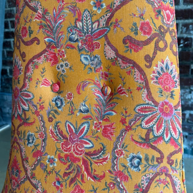 Adrian Pearsall High Back Chair Reupholstered With Mind the Gap Fabric For Sale - Image 9 of 12