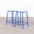 French Bright Blue Laboratory Stools, 1970s, Set of 4 For Sale - Image 6 of 18