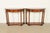 Maitland Smith Style French Empire Burl Wood and Gold Gilt Demilune Console Tables, Pair For Sale - Image 12 of 12