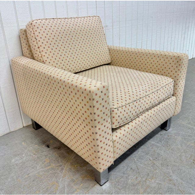 Vintage Milo Baughman Style Club Chairs - Set of 2 For Sale In Philadelphia - Image 6 of 9