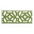 Schumacher Zanzibar Trellis Tape in Jade For Sale