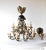 Metal Antique French Empire Napoleon III Bronze Ormolu Chandelier For Sale - Image 7 of 13