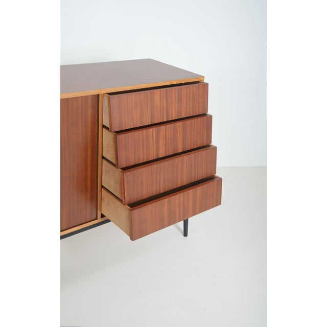 Black Sideboard by Alfred Hendrickx for Belform, 1950s For Sale - Image 8 of 12