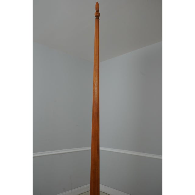 1990s Eldred Wheeler Queen Size Tiger Maple Bed For Sale - Image 5 of 16
