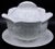 Mid-20th Century White Cabbage Pottery Tureen and Plate Set For Sale - Image 13 of 13