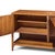 Wood Broyhill Brasilia Mid Century Walnut Fluted Credenza For Sale - Image 7 of 11
