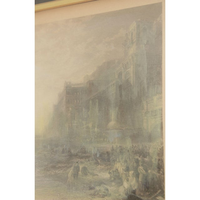 19th C. English 'Regulus Leaving Carthage' After J. M. W. Turner Hand-Colored Engraving For Sale - Image 9 of 13