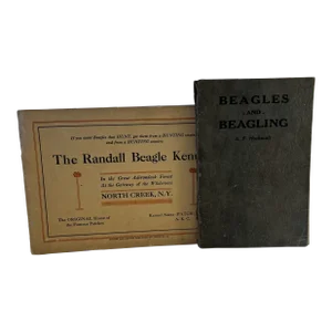 1920s Beagle Dog Set/2 Books