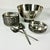 Vintage Home is pleased to offer this stunning Gustivian Swedish Danish Modern Stainless Steel 7 Piece Salad Serving Set....