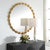 Modern Nacala Round Gold Mirror For Sale - Image 3 of 6