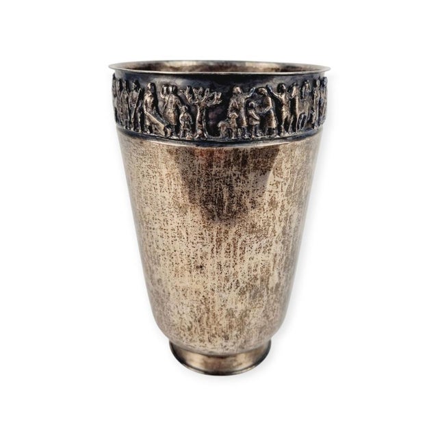 Silver Silver-Plated Decorative Cup by Margit Tevan, 1930s For Sale - Image 8 of 8