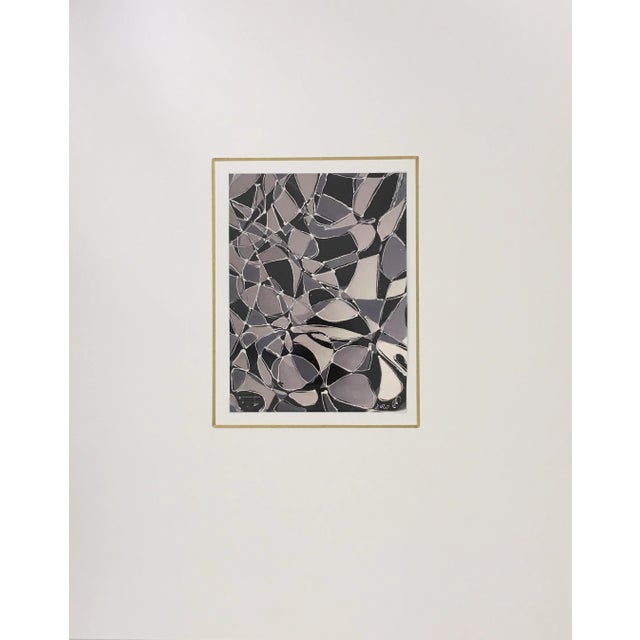 This striking series features an interlaced and boldly outlined patchwork of colors, evoking a “stained glass” window with...