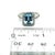 Metal Natural Topaz Diamond Ring 6.5 14k W Gold 5.1 TCW Certified For Sale - Image 7 of 7