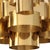Brass Cloud Chandelier by Curtis Jere for Artisan House, C. 1975 For Sale In Philadelphia - Image 6 of 7