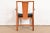 Michael Taylor for Baker Furniture Mid-Century Modern Sculpted Walnut Armchair, 1950s For Sale - Image 9 of 10
