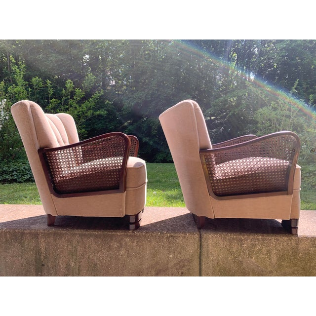 1930s Art Deco Club Chairs, 1930s, Set of 2 For Sale - Image 5 of 18