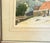 Mid Century Colored Lithograph in Silver Gilt Frame, Signed by Italian Artist Raimondo Giovanettii, Signed For Sale In New York - Image 6 of 8