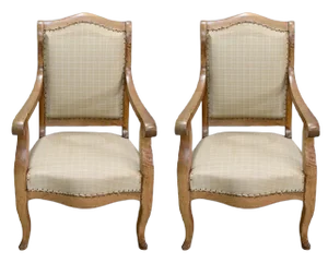 Set of Small Antique Louis Philippe Armchairs