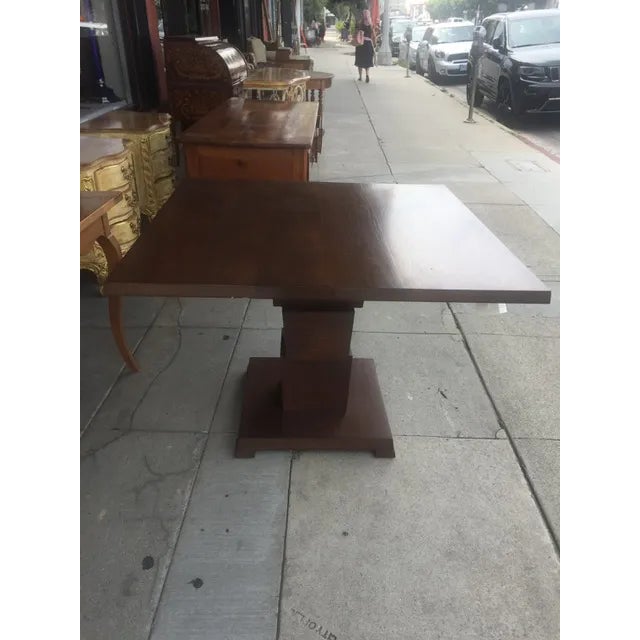 Mid Century Style Walnut Table For Sale - Image 10 of 10
