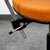 1960s Mid Century Modern Office Chair Task Swivel Work Orange Rasmussen Labofa Work For Sale - Image 5 of 12