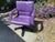 Mid-Century Modern 1990s Mario Bellini Vitra Figura Post Modern Purple Leather Desk Chair For Sale - Image 3 of 12