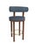Collector Modern Moca Bar Chair in Tricot Seafoam Fabric and Smoked Oak by Studio Rig For Sale - Image 4 of 6