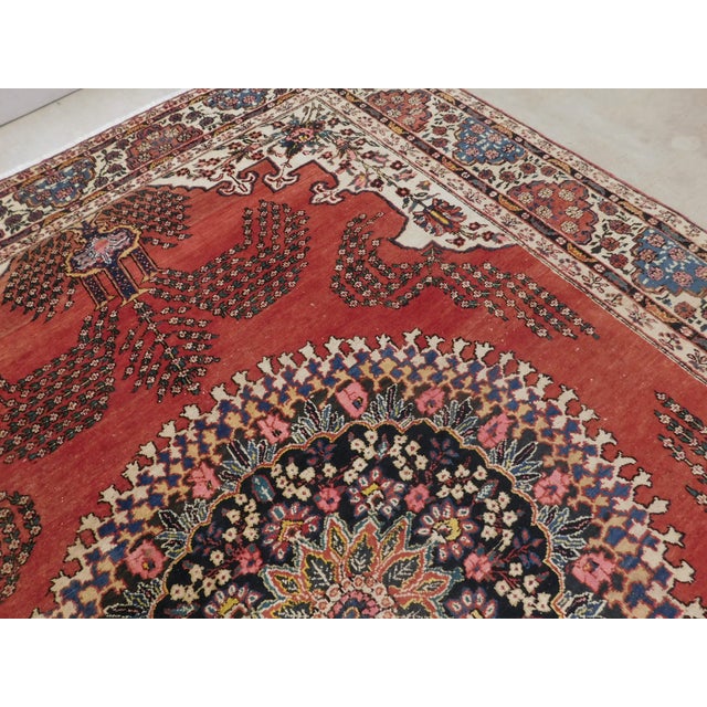 1960s 1960s Persian Rug 8'5"x 11'2" For Sale - Image 5 of 12