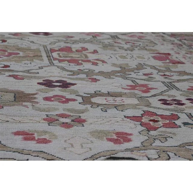 Handwoven Persian Sultanabad Area Rug 11’10” X 16’8″ For Sale - Image 4 of 13