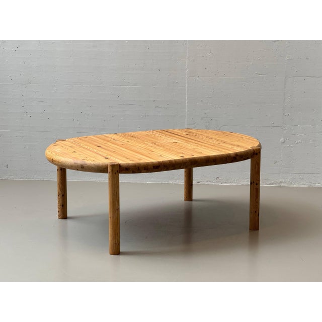 Round Pine Table by Rainer Daumiller, Denmark, 1970s For Sale - Image 9 of 18