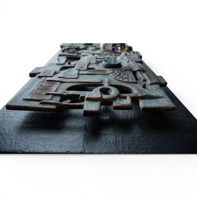 1970s Brutalist Wall Lamp from Brakelmann & Becker, 1970s For Sale - Image 5 of 15