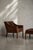 Set of Vintage Danish Modern Leather Model 2207 Lounge Chair and Ottoman by Børge Mogensen for Fredericia, 1960s For Sale - Image 17 of 18