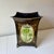 Metal Vintage Hand Painted Palm Tree Wastebasket For Sale - Image 7 of 8