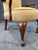 Late 20th Century Traditional Gold Upholstered Arm Chair For Sale - Image 11 of 13