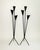 Sculptural Tall Floor Candleholders, attributed to Svend Aage Holm Sørensen, Denmark, 1950s60s, Set of 2 For Sale - Image 4 of 9