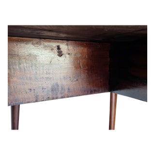 18th Century Drop Leaf Gate Leg Walnut Table American Chippendale For Sale