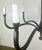 Contemporary Minimalist Wrought Iron Chandelier by Melissa Levinson For Sale - Image 3 of 8