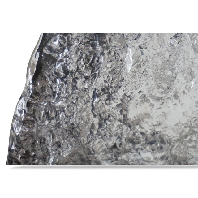 Murano Ice Glass Wall Lamp by Egon Hillebrand for Hillebrand Lighting, 1960s For Sale - Image 6 of 11