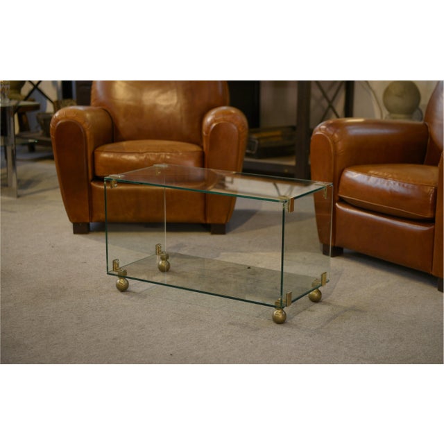 1960s Glass Coffee Table from Roche Bobois, 1960s For Sale - Image 5 of 10