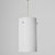 1970s Opaline Glass Cylindrical Pendant Light, 1970s For Sale - Image 5 of 8